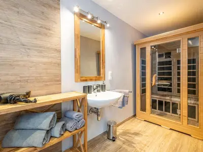 Ein Badezimmer in der Unterkunft Rupertihof 3