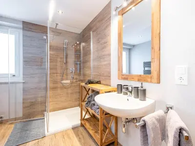 Ein Badezimmer in der Unterkunft Rupertihof 3