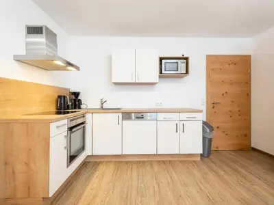 Küche/Küchenzeile in der Unterkunft Rupertihof 3
