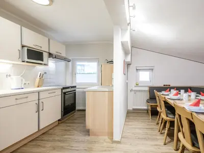 Küche/Küchenzeile in der Unterkunft Rupertihof I