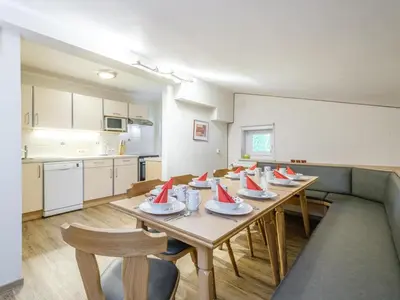 Küche/Küchenzeile in der Unterkunft Rupertihof I