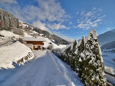 Naturlandschaft in der Nähe des Chalets