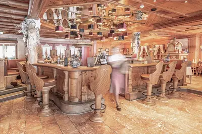 Lounge oder Bar in der Unterkunft Das Karwendel - Ihr Wellness Zuhause am Achensee