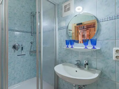 Ein Badezimmer in der Unterkunft Hauserbauer Small