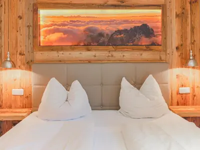 Ein Bett oder Betten in einem Zimmer der Unterkunft Villa Schönfeld