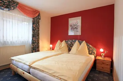 Ein Bett oder Betten in einem Zimmer der Unterkunft Ferienhaus Hofwimmer