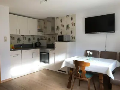 Küche/Küchenzeile in der Unterkunft Ferienhaus Hofwimmer