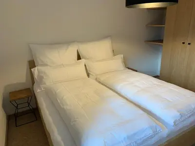 Ein Bett oder Betten in einem Zimmer der Unterkunft APART-MONTES