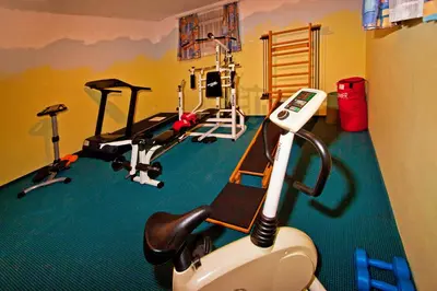 Das Fitnesscenter und/oder die Fitnesseinrichtungen in der Unterkunft Ferienwohnungen Ehammer