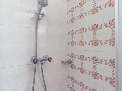 Ein Badezimmer in der Unterkunft Feilgrub 2
