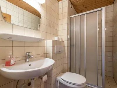 Ein Badezimmer in der Unterkunft Gasteigerhof