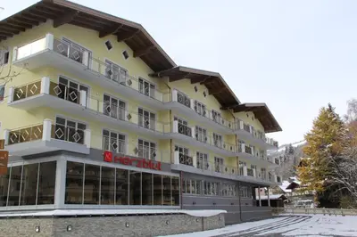 Das Gebäude in dem sich das Hotel befindet