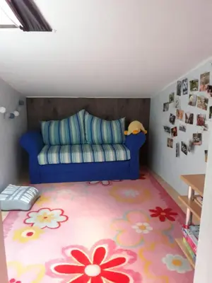 Ein Bett oder Betten in einem Zimmer der Unterkunft Ferienwohnung Orchidee