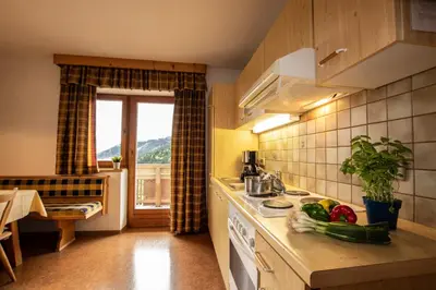 Küche/Küchenzeile in der Unterkunft Christof,s Ferienwohnung WILD230