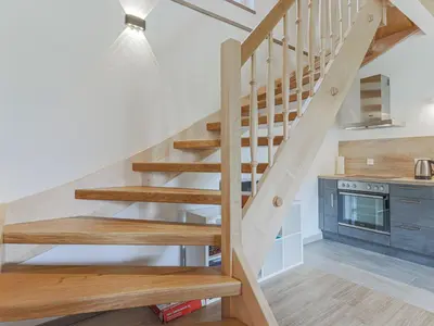 Küche/Küchenzeile in der Unterkunft Michaela
