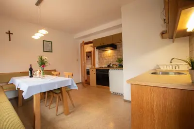 Küche/Küchenzeile in der Unterkunft Christof,s Ferienwohnung WILD231