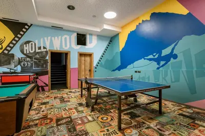 Eine Spielezimmer in der Unterkunft Hotel Restaurant Hexenalm