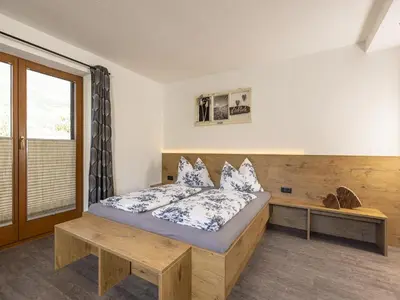 Ein Bett oder Betten in einem Zimmer der Unterkunft Moiklerhof holiday home in Ramsau im Zillertal