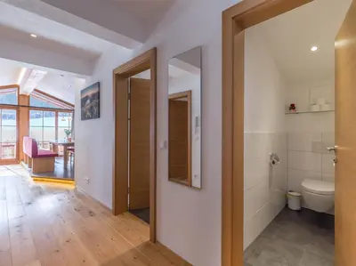 Ein Badezimmer in der Unterkunft Wegrainhof
