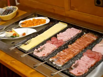 Essen im Hotel oder in der Nähe