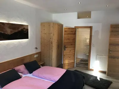 Ein Bett oder Betten in einem Zimmer der Unterkunft Apartment in Fügen near Spieljochbahn