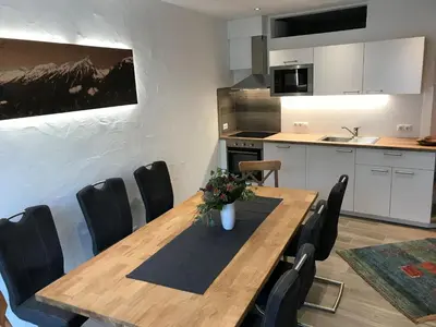 Küche/Küchenzeile in der Unterkunft Apartment in Fügen near Spieljochbahn
