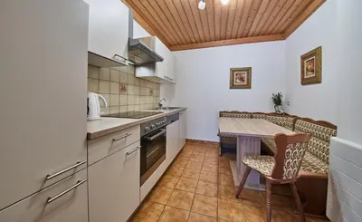 Küche/Küchenzeile in der Unterkunft Appartements Taxach