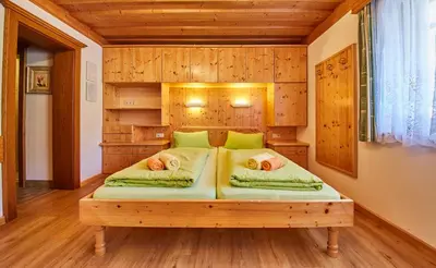 Ein Sitzbereich in der Unterkunft Appartements Taxach