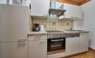 Küche/Küchenzeile in der Unterkunft Appartements Taxach