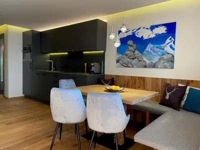 Küche/Küchenzeile in der Unterkunft Alpine Lodge by Apartment Managers