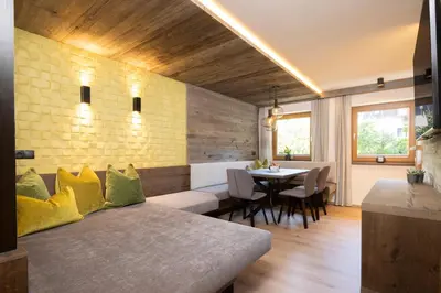 Ein Sitzbereich in der Unterkunft Stocker´s Wohlfühlapartments