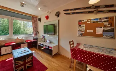 TV/Unterhaltungsangebot in der Unterkunft Appartement Bellevue Top 65