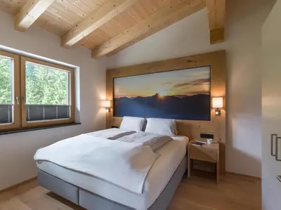 Ein Bett oder Betten in einem Zimmer der Unterkunft Appartements Steinberg