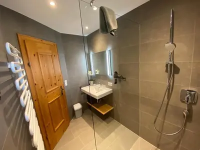 Ein Badezimmer in der Unterkunft Appartement Haselsperger