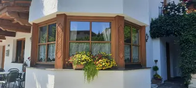 Ein Garten an der Unterkunft Appartement Margreiter