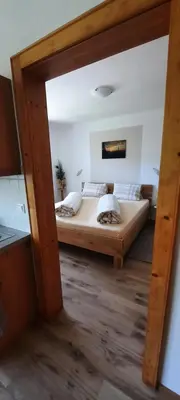 Ein Bett oder Betten in einem Zimmer der Unterkunft Appartement Margreiter