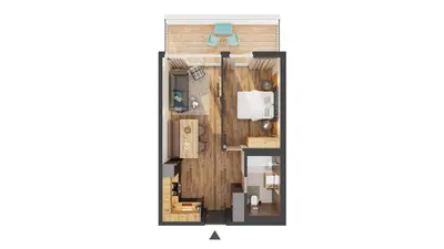 Grundriss der Unterkunft REMIND Apartements Brixental