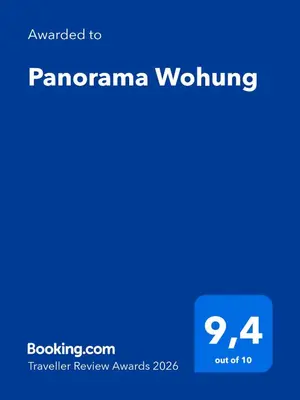 Ein Zertifikat, Auszeichnung, Logo oder anderes Dokument, das in der Unterkunft Panorama Wohung ausgestellt ist