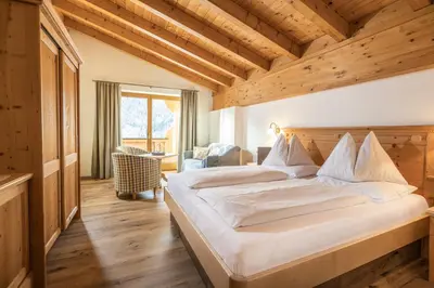 Ein Bett oder Betten in einem Zimmer der Unterkunft Hotel Vorderronach
