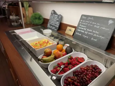 Essen im Hotel oder in der Nähe