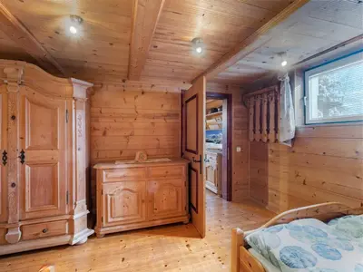 Ein Bett oder Betten in einem Zimmer der Unterkunft Appartement Bergfried