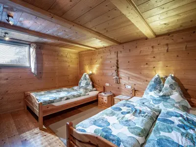 Ein Bett oder Betten in einem Zimmer der Unterkunft Appartement Bergfried