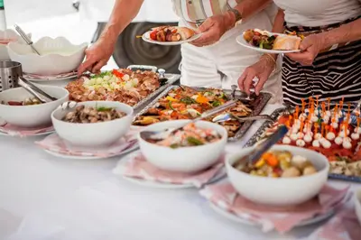 Essen im Hotel oder in der Nähe