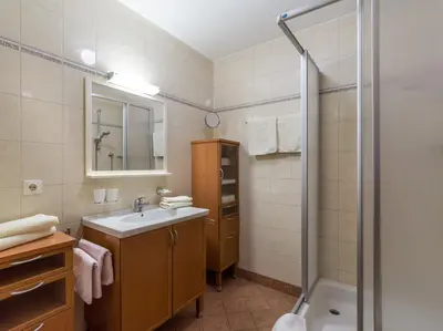 Ein Badezimmer in der Unterkunft Landhaus Maximilian