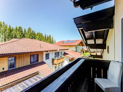 Ein Balkon oder eine Terrasse in der Unterkunft Apartment near Gondola in Tyrol