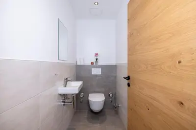 Ein Badezimmer in der Unterkunft Apart Stiegler