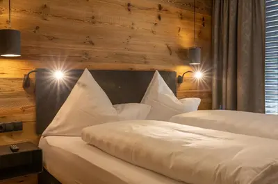 Ein Bett oder Betten in einem Zimmer der Unterkunft Sport Apart