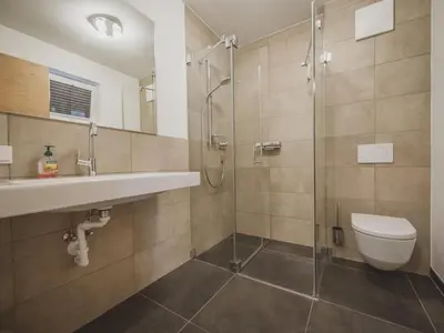 Ein Badezimmer in der Unterkunft Lodge Amanda