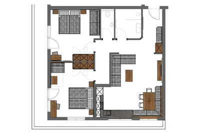 Grundriss der Unterkunft Baderer Apart