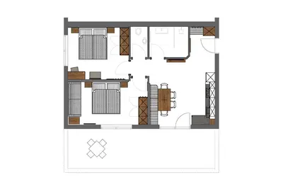 Grundriss der Unterkunft Baderer Apart